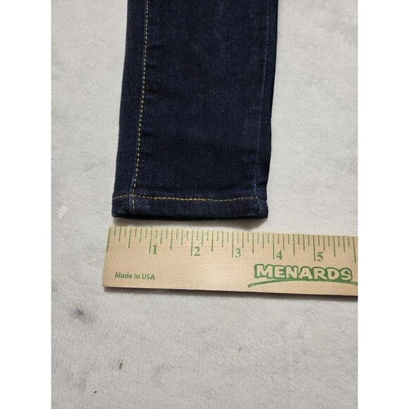 Levi's 720 Jeans Women's Tag Size 25x28 Blue High-Rise Super Skinny Denim - Picture 13 of 13